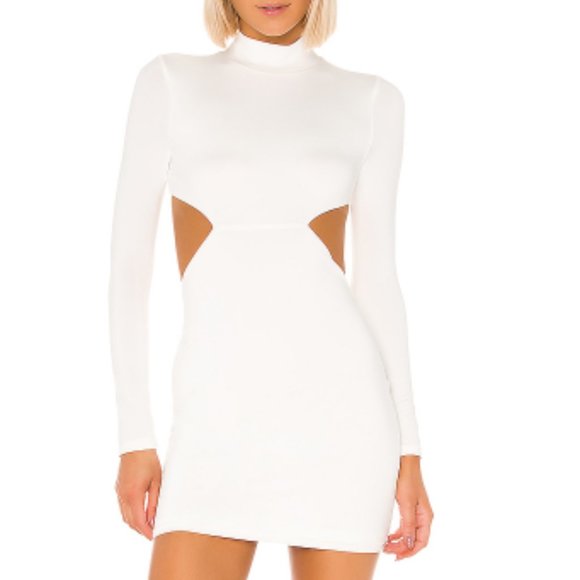 superdown Dresses & Skirts - superdown Cheyenne Cut Out Dress White